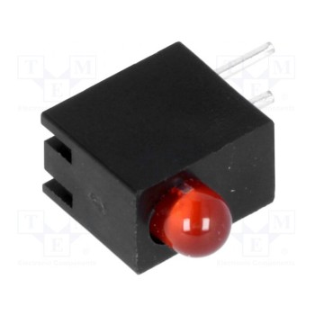 LED в корпусе красный 3мм LUCKY LIGHT H30C-1SD