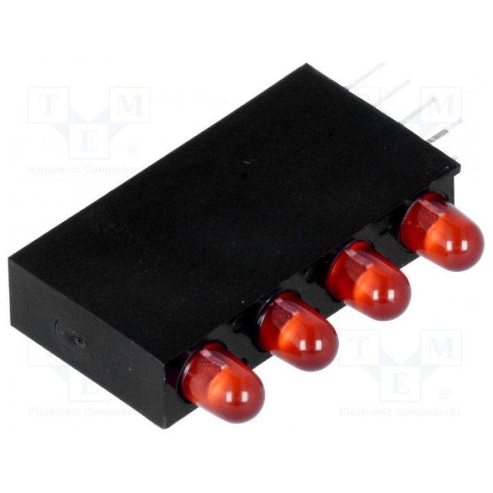 LED в корпусе красный 3мм LUCKY LIGHT H30D-4SD (H30D-4SD)