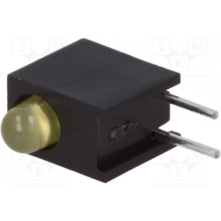 LED в корпусе желтый 3мм BROADCOM (AVAGO) HLMP-1719-A00A2 (HLMP-1719-A00A2)