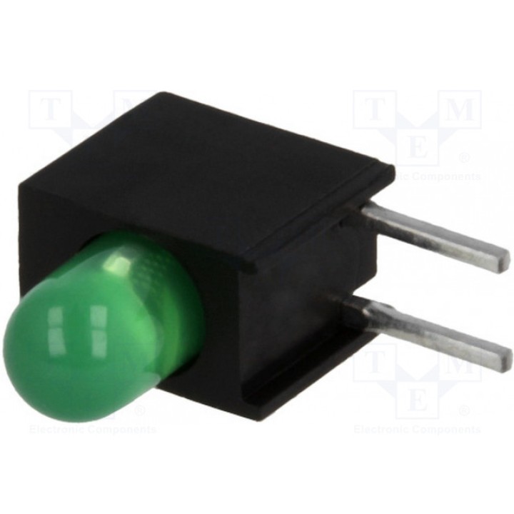 LED в корпусе зеленый 34мм KINGBRIGHT ELECTRONIC L-1384AD1GD (L-1384AD-1GD)