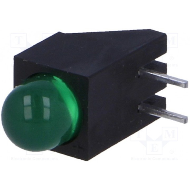 LED в корпусе зеленый 5мм KINGBRIGHT ELECTRONIC L-1503CB1GD (L-1503CB-1GD)