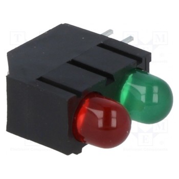 LED в корпусе красный/зеленый KINGBRIGHT ELECTRONIC L-1503EB-1I1GD