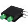 LED в корпусе зеленый 3мм KINGBRIGHT ELECTRONIC L-7104GE2GD (L-7104GE-2GD)