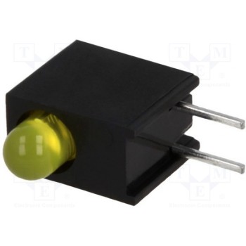 LED в корпусе желтый 3мм KINGBRIGHT ELECTRONIC L-710A8EW-1YD