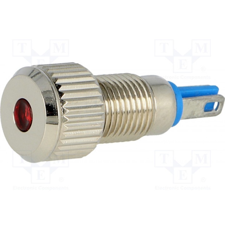 Индикаторная лампа LED плоский ONPOW GQ8F-DR12 (GQ8F-D-R-12)