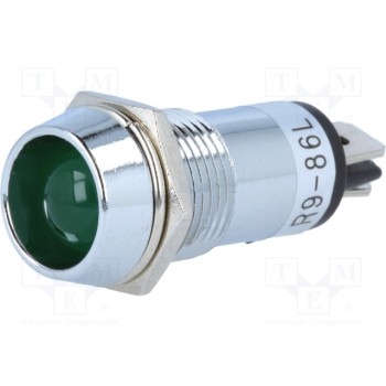 Индикаторная лампа LED вогнутый SCI ILL16-12G