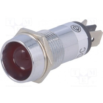 Индикаторная лампа LED вогнутый SCI ILL16-24R