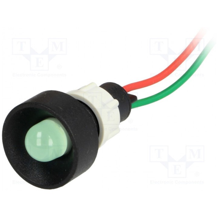 Индикаторная лампа LED вогнутый POLAM-ELTA LG-D10-24ACDC (LG-D10-24AC-DC)