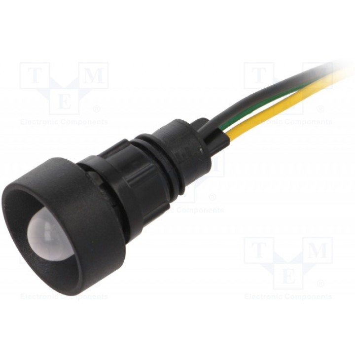 Индикаторная лампа LED вогнутый POLAM-ELTA LGY-D10-230ACWK (LGY-D10-230ACWK)