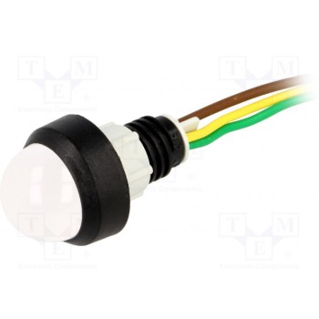 Индикаторная лампа LED выпуклый POLAM-ELTA LGY-D20-24AC-DCWK