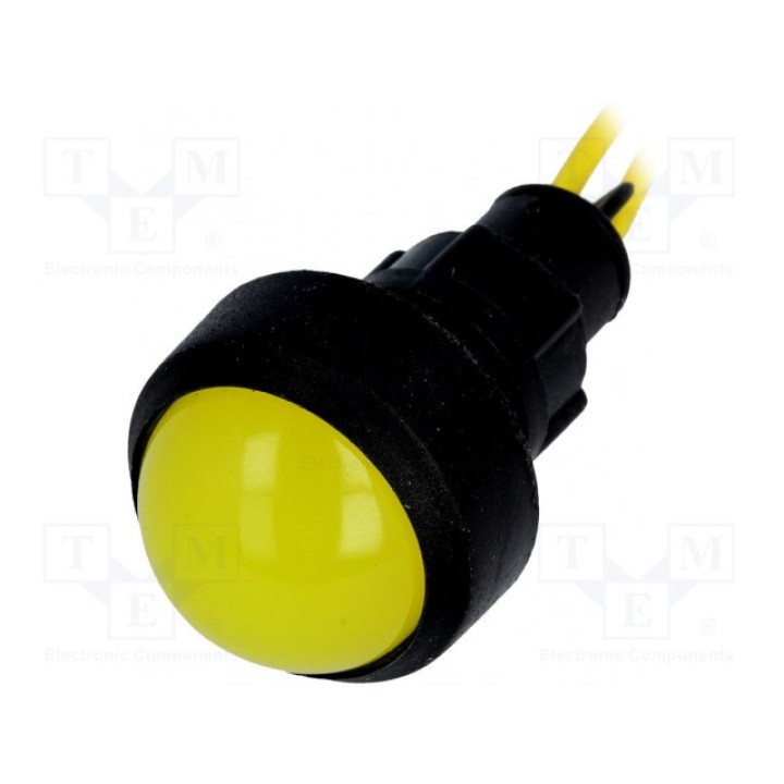 Индикаторная лампа LED выпуклый ELPROD LKD220-Y (LKD220-Y)