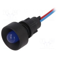 Индикаторная лампа LED вогнутый ELPROD LKS12-24-B