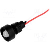 Индикаторная лампа LED вогнутый ELPROD LKS12-24-W