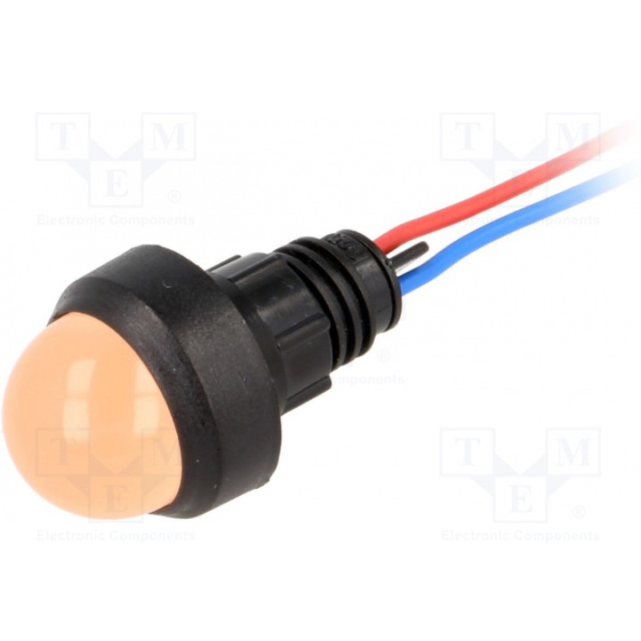 Индикаторная лампа LED выпуклый POLAM-ELTA LO-D20-12ACDC (LO-D20-12AC-DC)