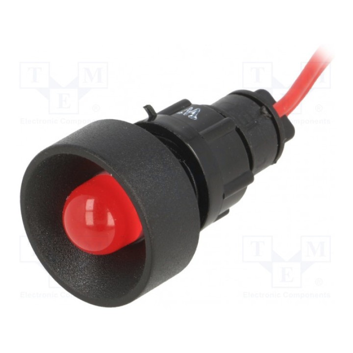 Индикаторная лампа LED вогнутый POLAM-ELTA LR-D10B-230ACDC BLINKING (LR-D10B-230AC-DC)