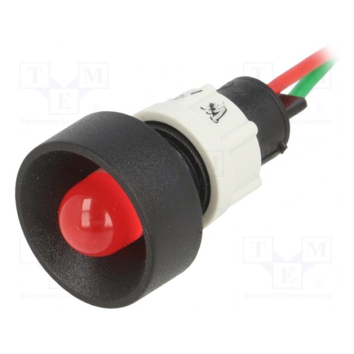 Индикаторная лампа LED вогнутый POLAM-ELTA LR-D10B-24ACDC BLINKING (LR-D10B-24AC-DC)