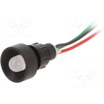 Индикаторная лампа LED вогнутый POLAM-ELTA LRG-D10-230ACWK