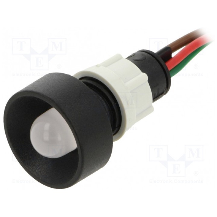 Индикаторная лампа LED вогнутый POLAM-ELTA LRG-D10-24ACDCWK (LRG-D10-24AC-DCWK)