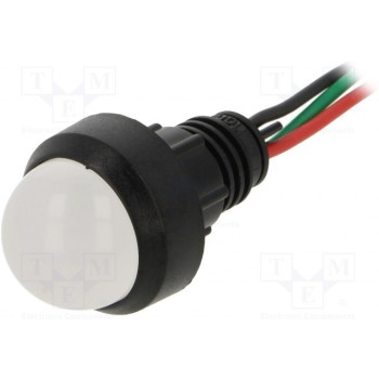 Индикаторная лампа LED выпуклый POLAM-ELTA LRG-D20-230ACWK