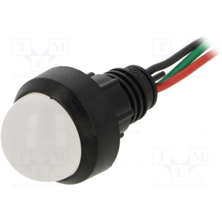 Индикаторная лампа LED выпуклый POLAM-ELTA LRG-D20-230ACWK (LRG-D20-230ACWK)