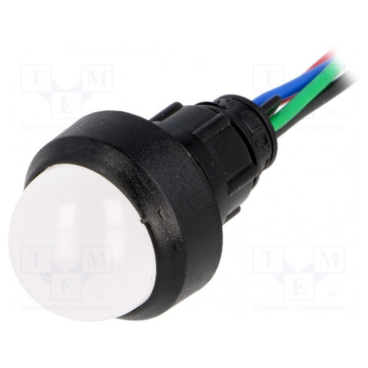 Индикаторная лампа LED выпуклый POLAM-ELTA LRGB-D20-230ACWK (LRGB-D20-230ACWK)