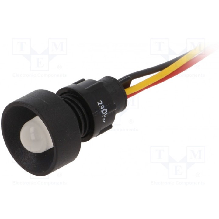 Индикаторная лампа LED вогнутый POLAM-ELTA LRY-D10-230ACWK (LRY-D10-230ACWK)