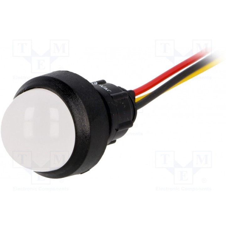 Индикаторная лампа LED выпуклый POLAM-ELTA LRY-D20-230ACWK (LRY-D20-230ACWK)