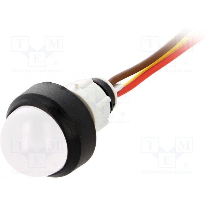 Индикаторная лампа LED выпуклый POLAM-ELTA LRY-D20-24ACDCWK (LRY-D20-24AC-DCWK)