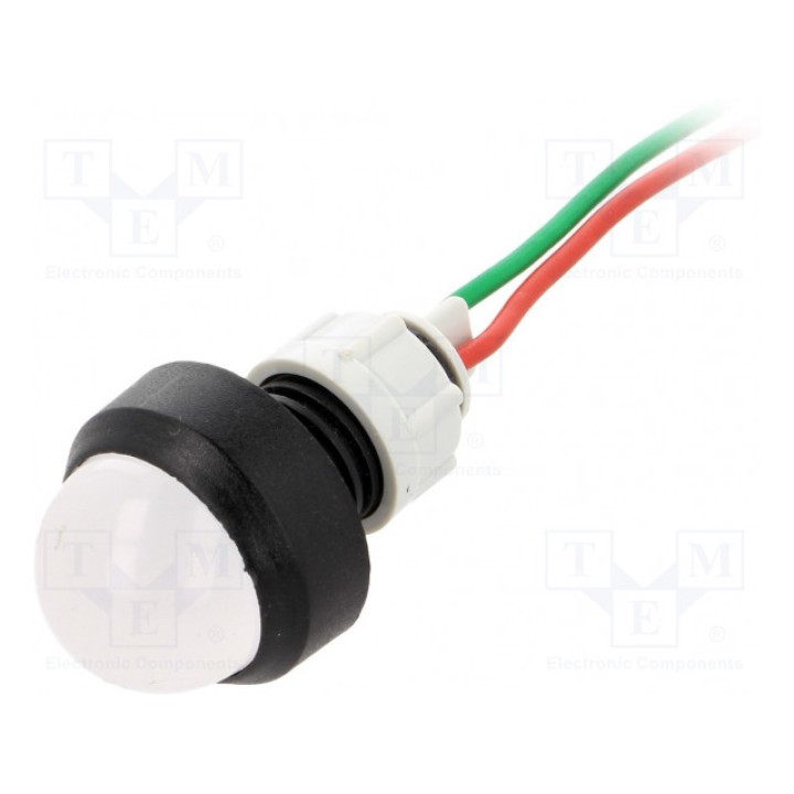 Индикаторная лампа LED выпуклый POLAM-ELTA LW-D20-24ACDC (LW-D20-24AC-DC)