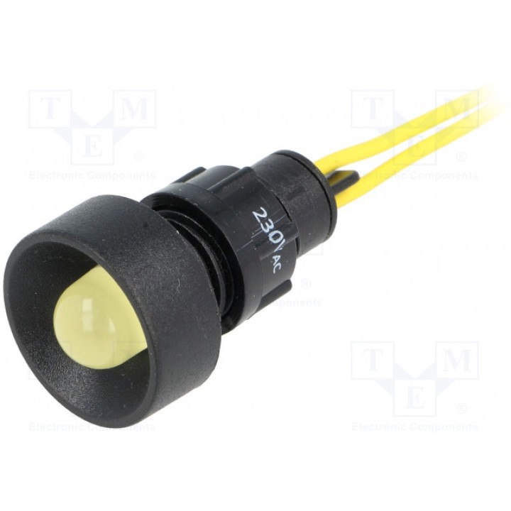Индикаторная лампа LED вогнутый POLAM-ELTA LY-D10-230AC (LY-D10-230AC)