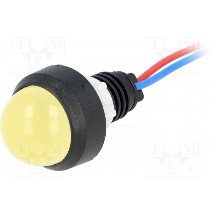 Индикаторная лампа LED выпуклый POLAM-ELTA LY-D20-12ACDC (LY-D20-12AC-DC)