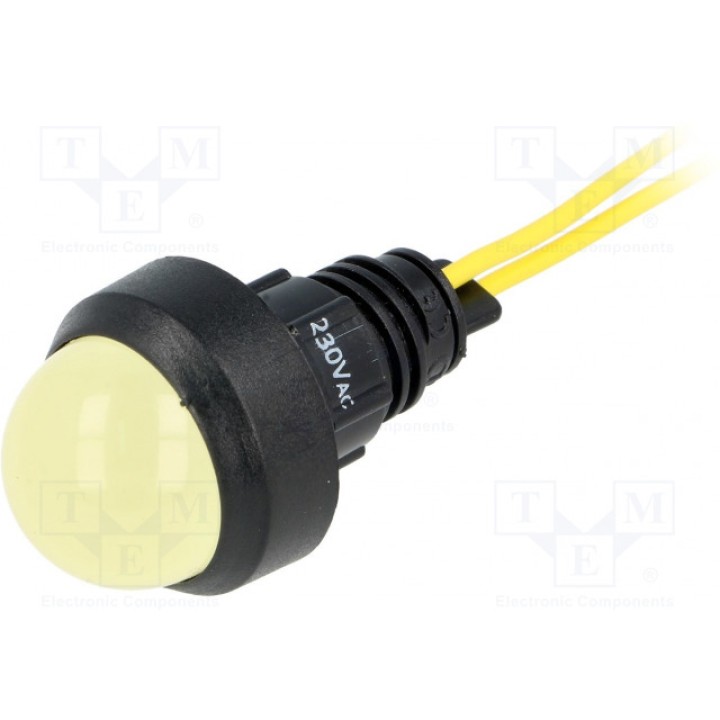 Индикаторная лампа LED выпуклый POLAM-ELTA LY-D20-230AC (LY-D20-230AC)