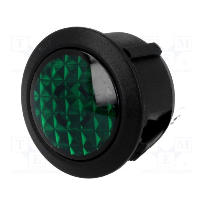Индикаторная лампа LED выпуклый SCI R9-92L-02-G (R9-92L-02-G)