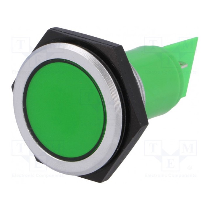 Индикаторная лампа LED плоский SIGNAL-CONSTRUCT SMFP 30H7249 (SMCP30047)