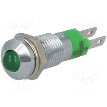 Индикаторная лампа LED выпуклый SIGNAL-CONSTRUCT SMQD08214