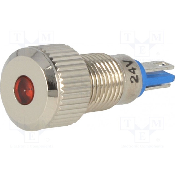 Индикаторная лампа led плоский ONPOW GQ8F-DO24 (GQ8F-D/O/24)