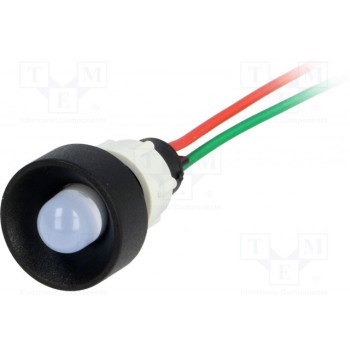 Индикаторная лампа led вогнутый POLAM-ELTA LB-D10-24ACDC