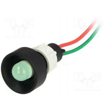 Индикаторная лампа led вогнутый POLAM-ELTA LG-D10-24ACDC