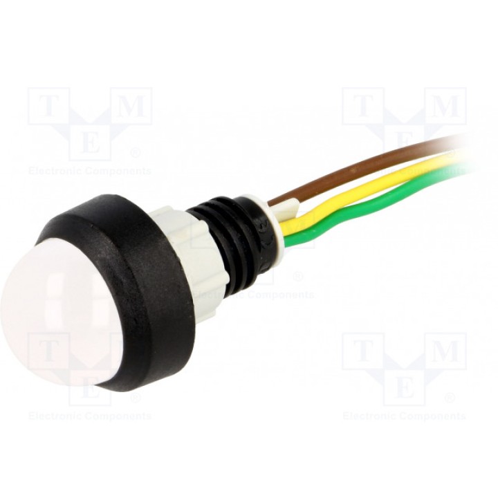 Индикаторная лампа led выпуклый POLAM-ELTA LGY-D20-24ACDCWK (LGY-D20-24AC/DCWK)