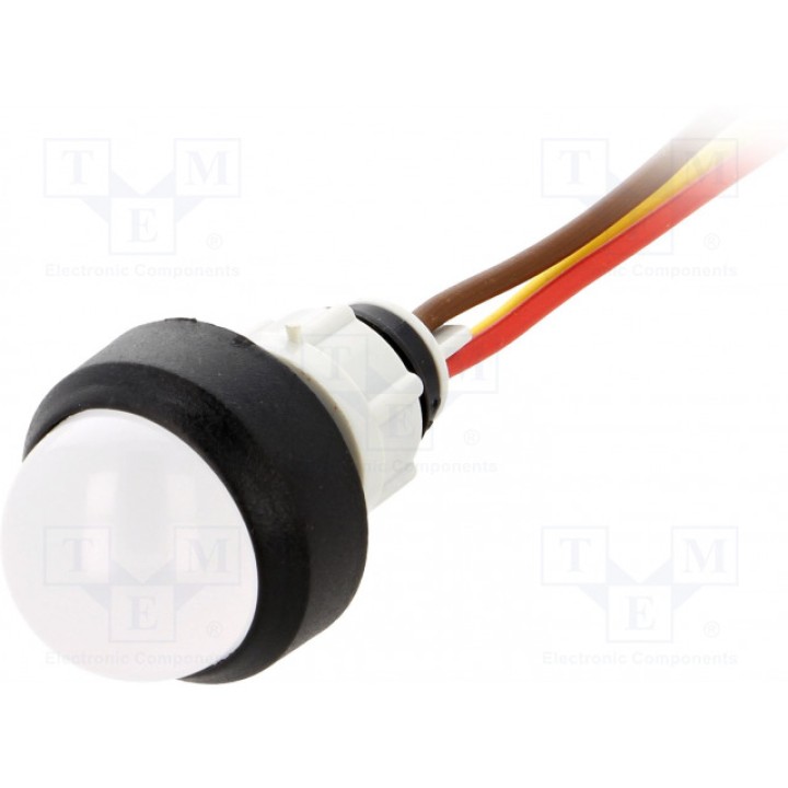 Индикаторная лампа led выпуклый POLAM-ELTA LRY-D20-24ACDCWK (LRY-D20-24AC/DCWK)
