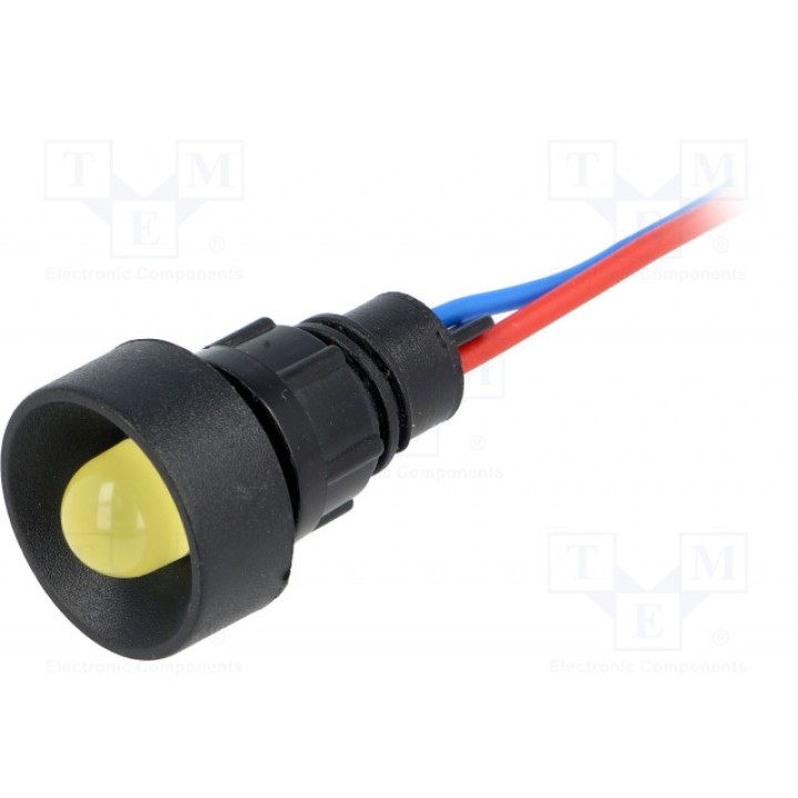 Индикаторная лампа led вогнутый POLAM-ELTA LY-D10-12ACDC (LY-D10-12AC/DC)