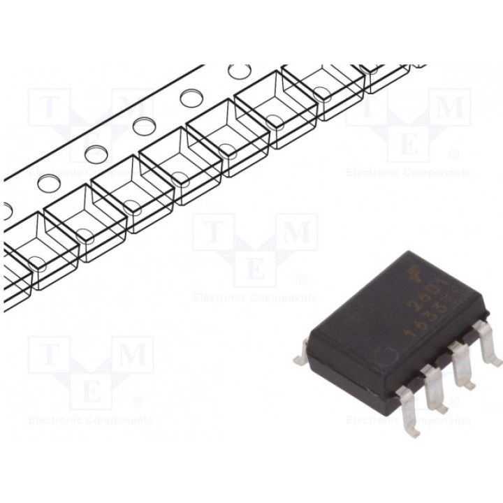 Оптрон SMD Каналы 1 ON SEMICONDUCTOR (FAIRCHILD) HCPL2601SD (HCPL2601SD)