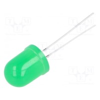 LED 10мм зеленый 1120-1560мкд OPTOSUPPLY OSG5TSA134A