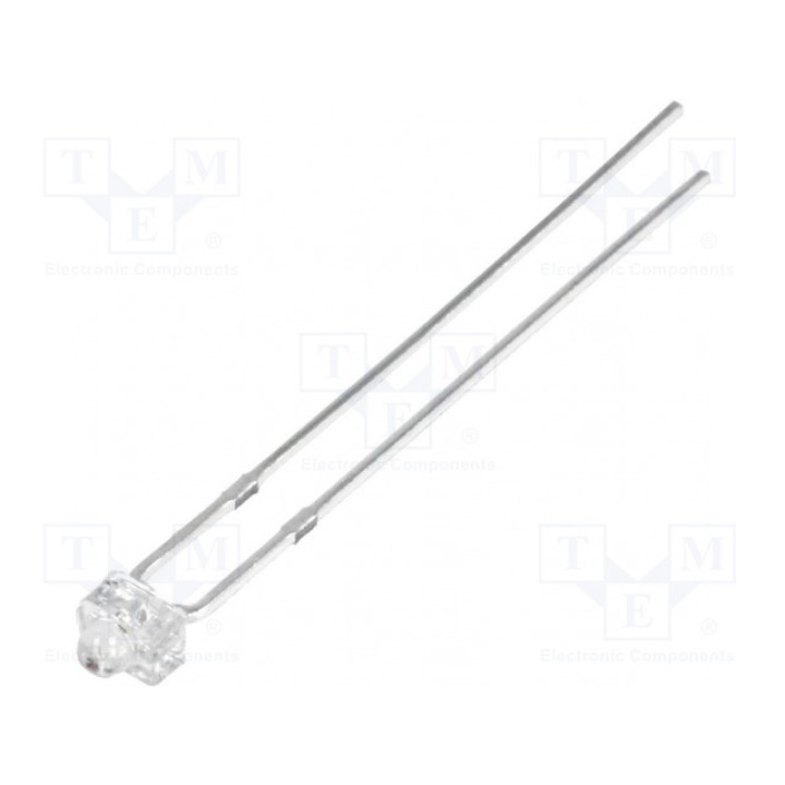 LED 18мм белый холодный 330?500мкд OPTOSUPPLY OSW5YS7332A (OSW5YS7332A)