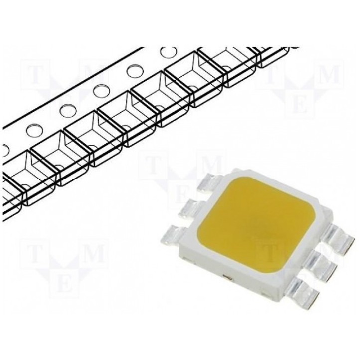 LED мощный белый теплый LUCKY LIGHT LL-HPR5050W6C (LL-HPR5050W6C)