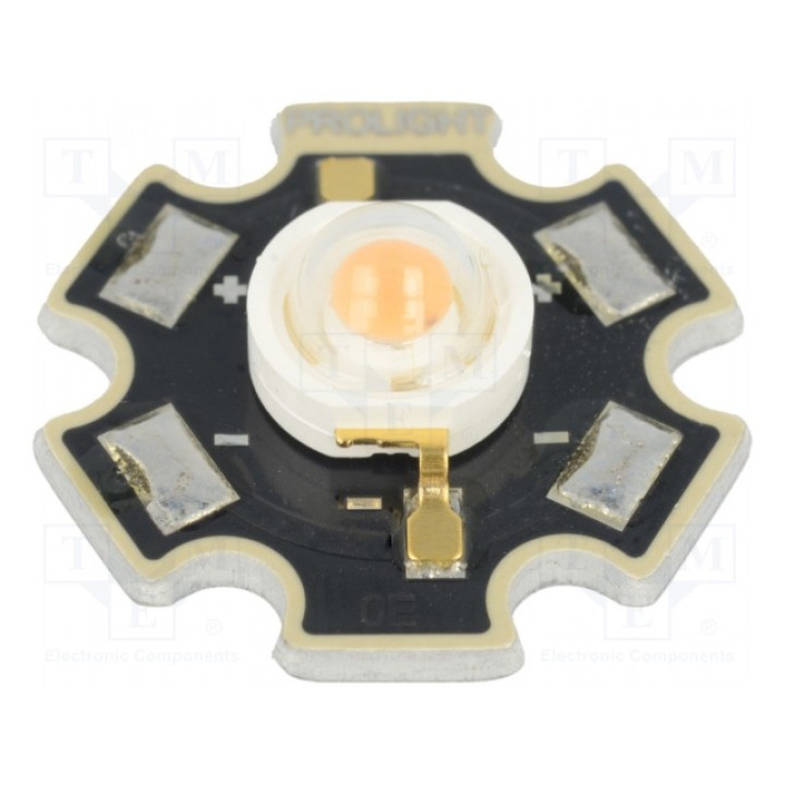 LED мощный STAR желтый ProLight Opto PM2B-1LPS-Y (PM2B-1LPS-Y)