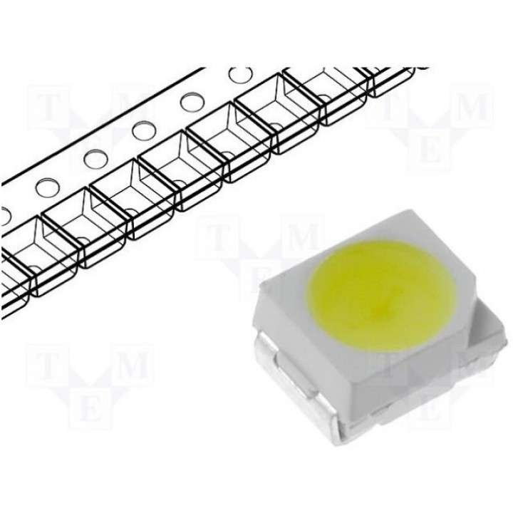 LED SMD 3528PLCC2 OPTOFLASH OF-SMD3528WC (OF-SMD3528WC-TR)