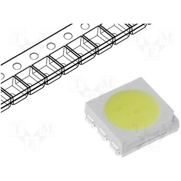 LED SMD 5060PLCC6 OPTOFLASH OF-SMD5060CW-W (OF-SMD5060CW-W-TR)