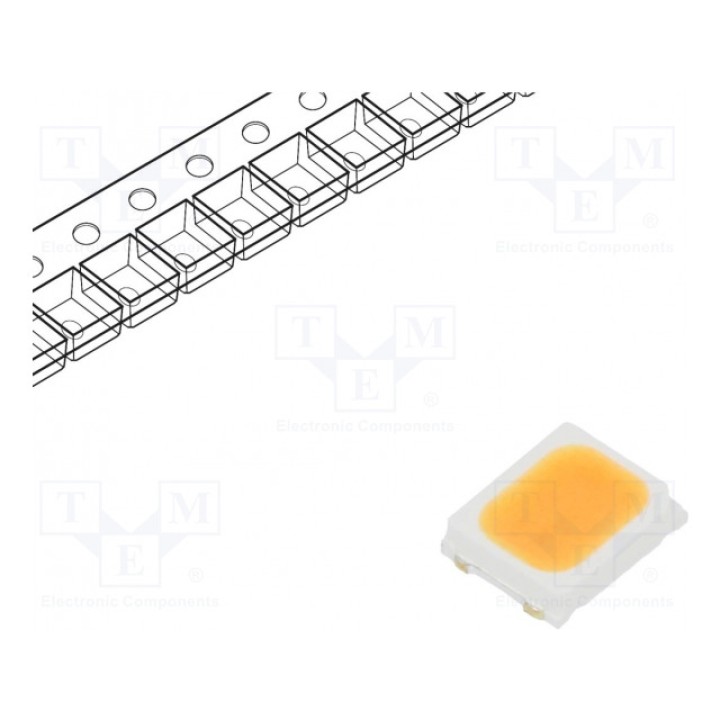 LED SMD 2835PLCC2 белый теплый REFOND RF-W22QI35DS-EF-N-Y (RF-W22QI35DS-EF-N)