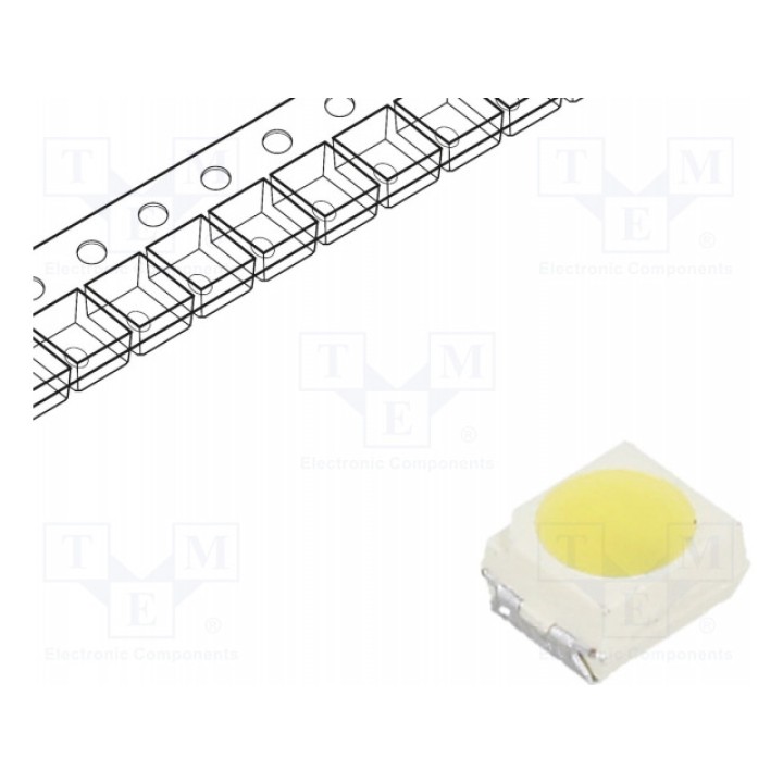 LED SMD 3528PLCC2 белый VISHAY VLMW41R1T1-5K8L-08 (VLMW41R1T1-5K8L-08)